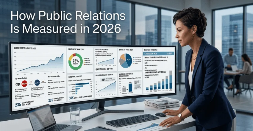 How public relations is measured in 2026