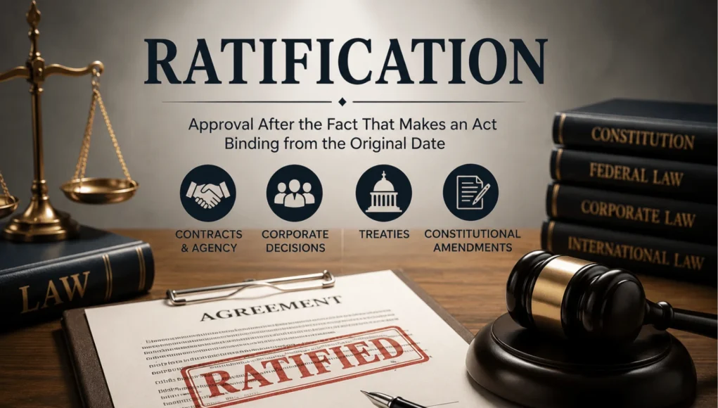 Ratification Ratification