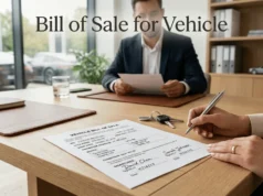 Complete Guide To Bill Of Sale For Vehicle: 7 Essential Fields, State Rules, Odometer Requirements, Liability Tips & More bill of sale for vehicle