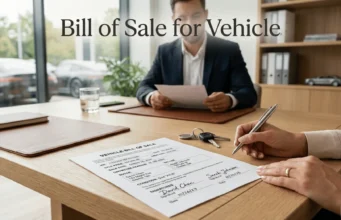 Complete Guide To Bill Of Sale For Vehicle: 7 Essential Fields, State Rules, Odometer Requirements, Liability Tips & More bill of sale for vehicle