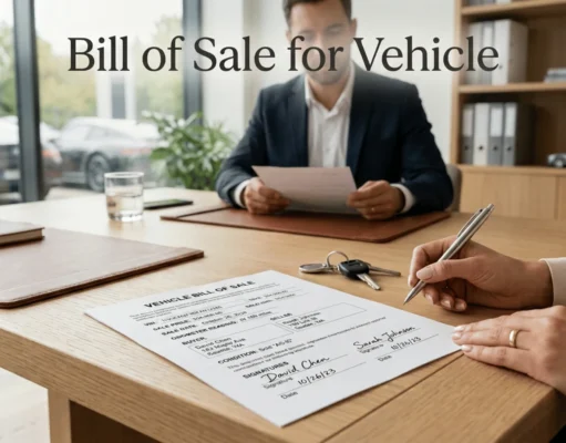 Complete Guide To Bill Of Sale For Vehicle: 7 Essential Fields, State Rules, Odometer Requirements, Liability Tips & More bill of sale for vehicle