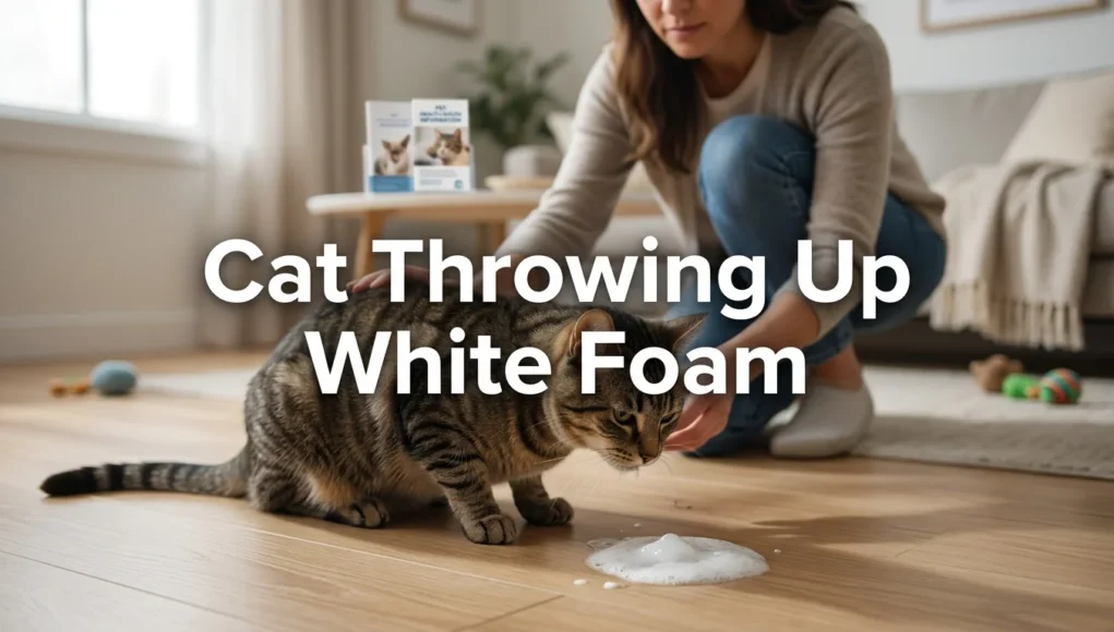 Cat Throwing Up White Foam Cat Throwing Up White Foam